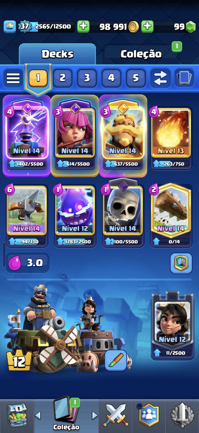 CONTA CLASH ROYALE BOA 9K TROFÉUS