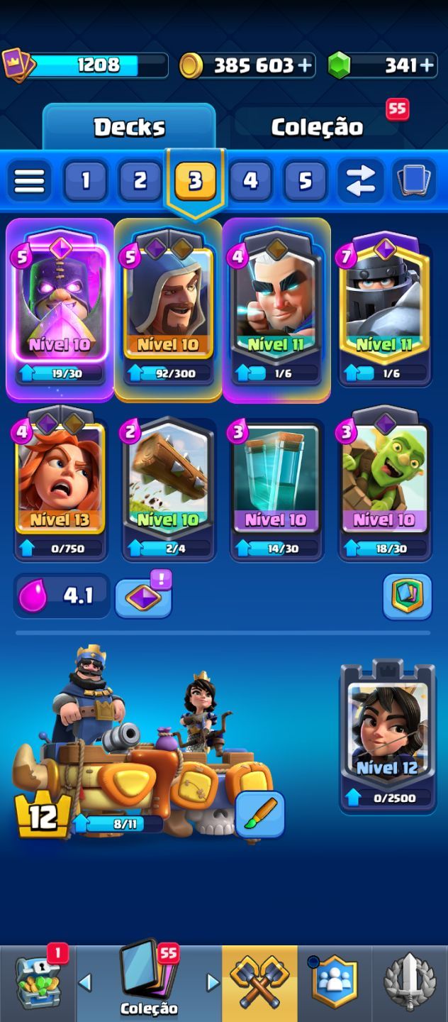 CONTA CLASH ROYALE | FULL ACESSO | 6.000 TROFÉUS | 8 EVOLUÇÕES