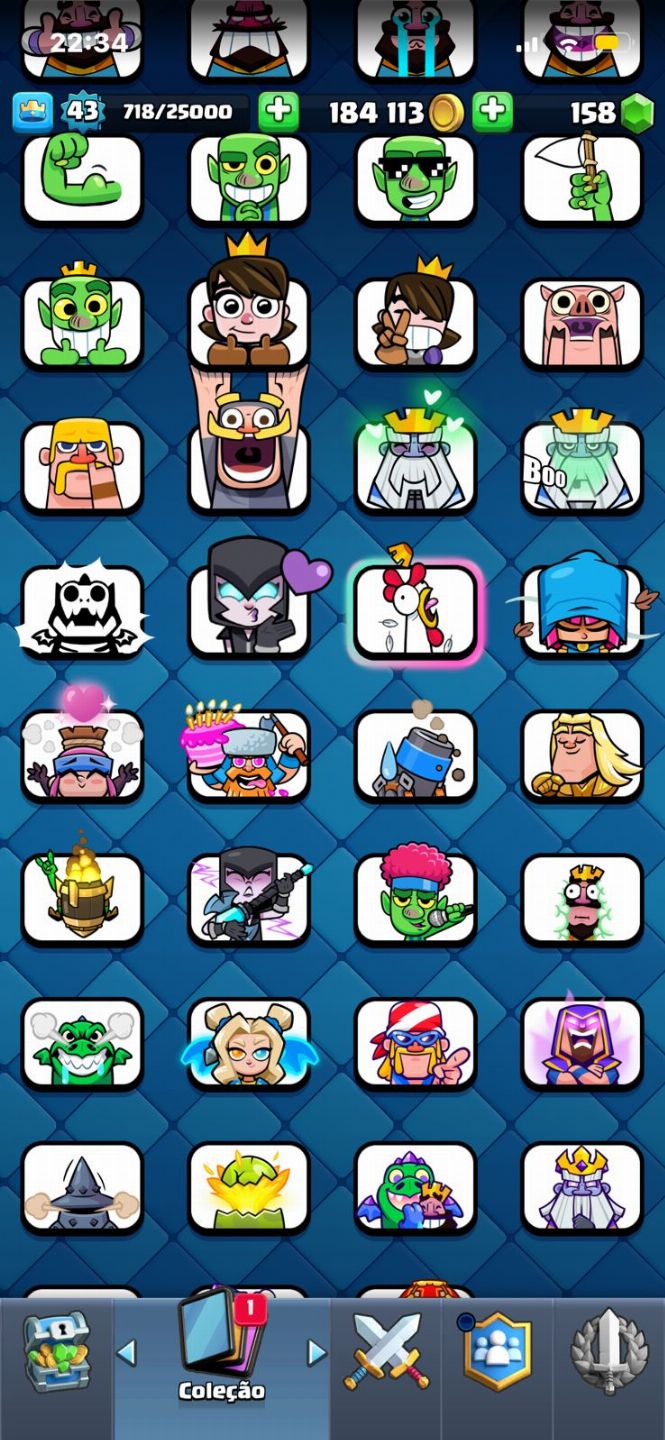 CONTA CLASH ROYALE COM 8,7K TROFEU + BRAWL STARS 8,3K TROFEU + ENTREGA IMEDIATA