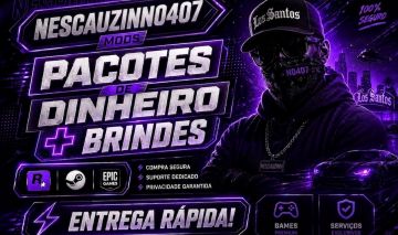 GTA 5 ONLINE PC | DINHEIRO + NÍVEL + UNLOCK ALL + TRAJES MOD | PROMOÇÃO!