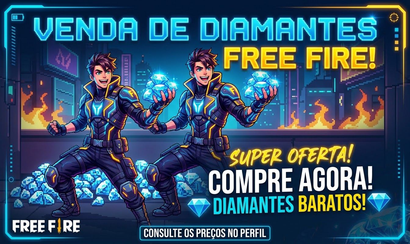 DIAMANTES DE FREE FIRE BARATOS | entrega imediata via ID