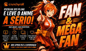 (Melhores Preços) Planos Crunchyroll - 30 Dias (Tela Privada)