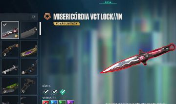 Conta vava ( faca misericordia vct lock in) muitas skins vandal , phantom ...