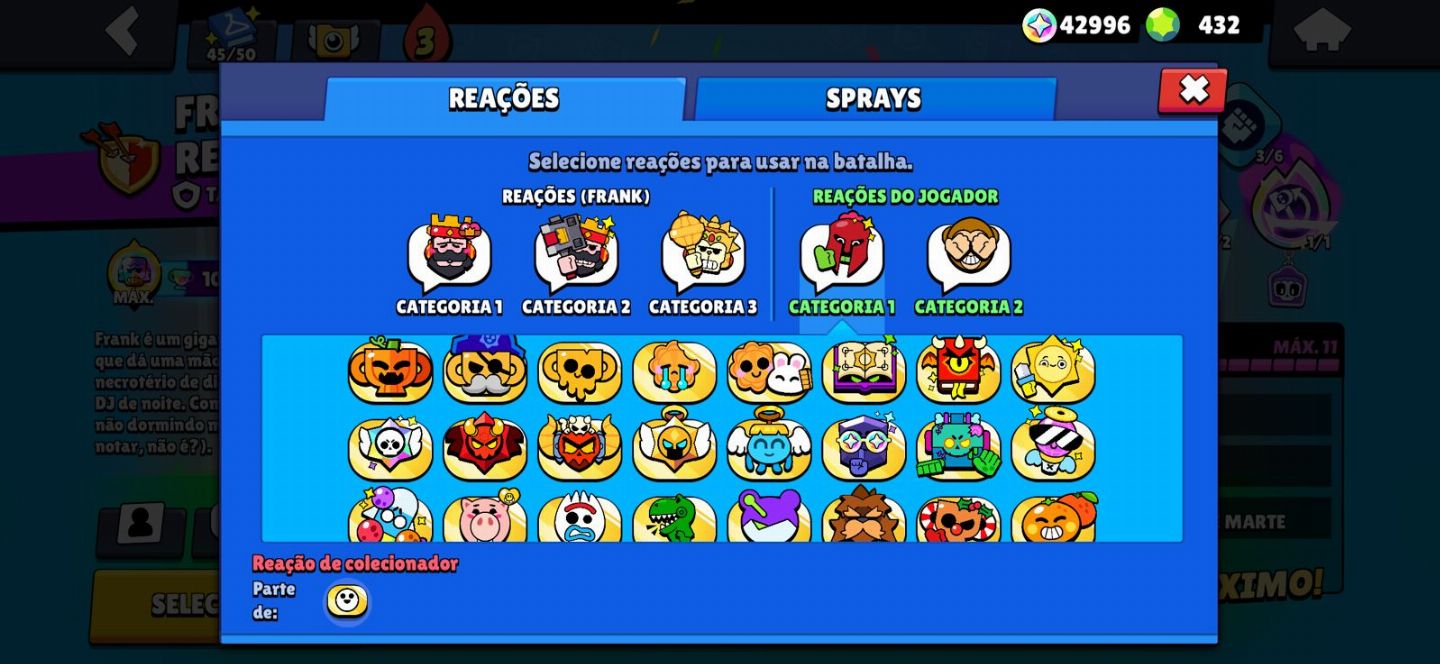 CONTA BRAWL STARS FULL GEMADA 2018 COM SHELLY ESTELAR, REI FRANK VERMELHO