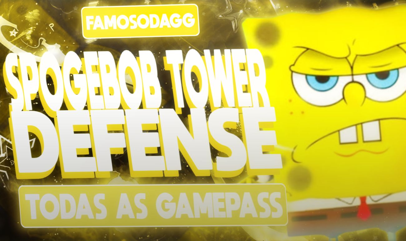 SPONGEBOB TOWER DEFENSE | DEFESA DA TORRE DO BOD ESPONJA TODAS AS GAMEPAS ROBLOX