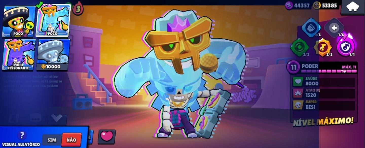 CONTA BRAWL STARS + 203 SKINS + 89K DE OURO + 186 GEMAS + BUZZ GODZILLA PRETO