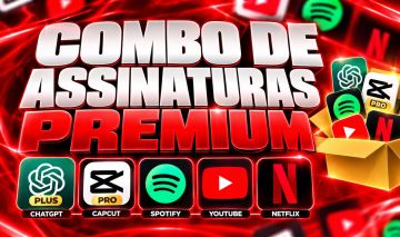ASSINATURAS PREMIUM / CAPCUT PRO/CHATGPT PLUS/YOUTUBER /SPOTIFY/ENTRGA IMEDIATA