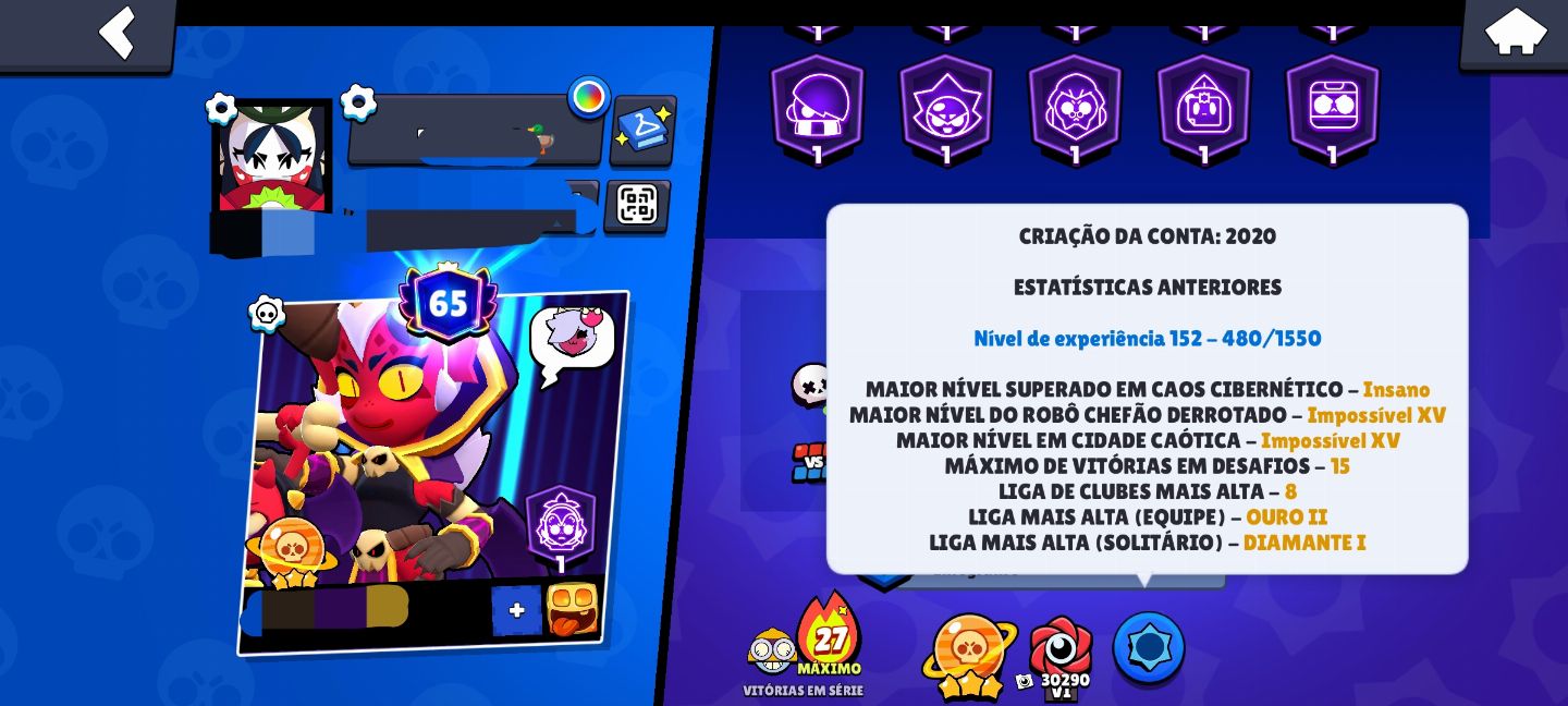 CONTA SUPERCELL ID BRAWL + CLASH ROYALE + CLASH OF CLANS