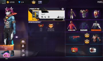 CONTA FREE FIRE ANTIGA