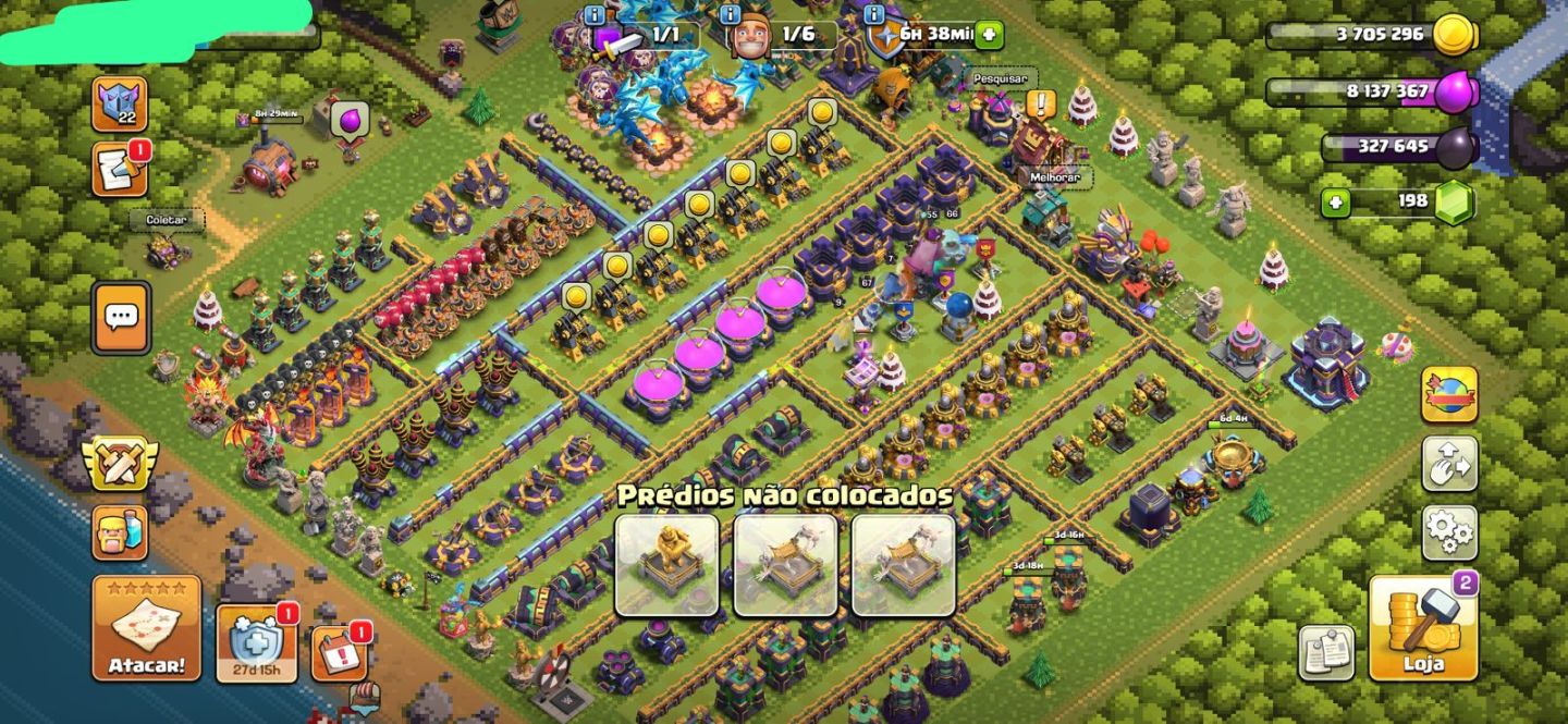 VENDA CONTA CV15 DEFESAS FULL, BASE DO CONSTRUTOR FULL