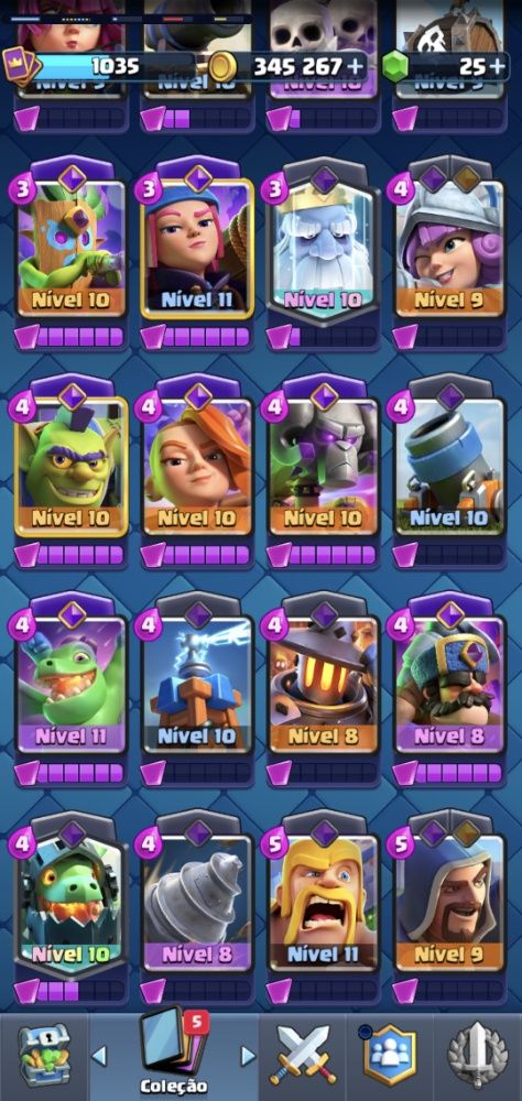 CONTA CLASH ROYALE TOP ARENA 15 COM CAMPEÃO LVL 12
