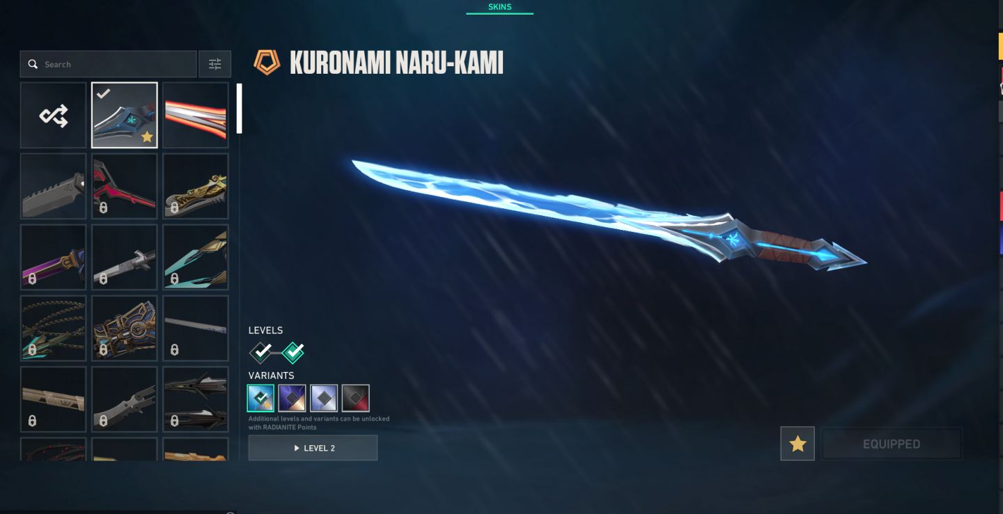 CONTA VALORANT LVL 118 VANDAL KURO + GAIA, KATANA KURONAMI + NEO OESTE SHERIFF
