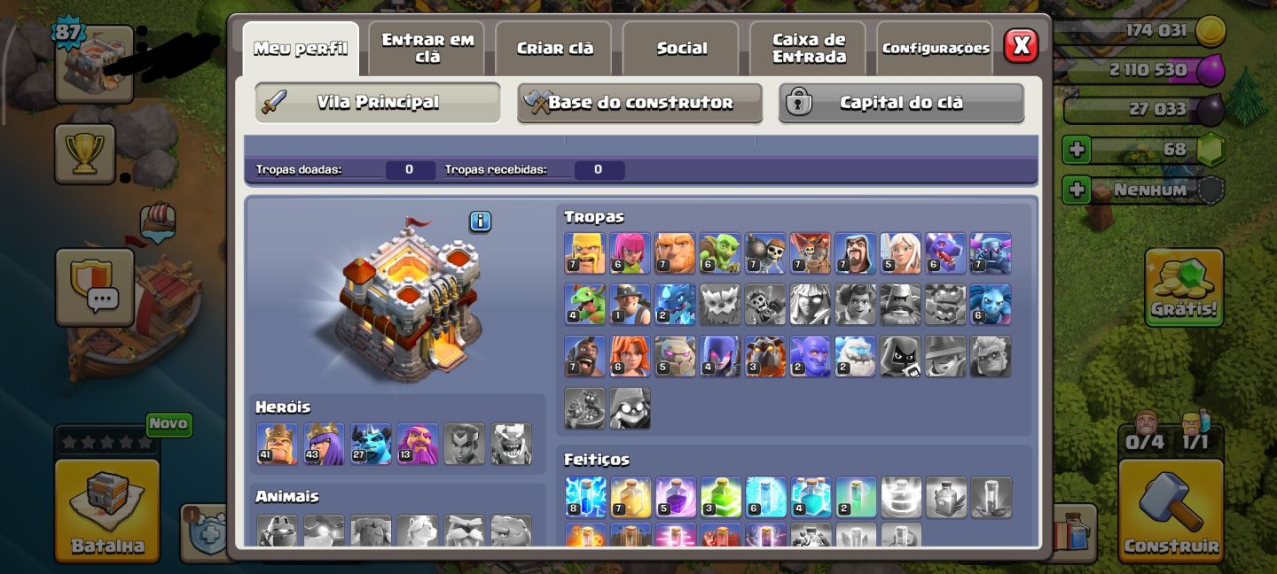 Conta com várias skin boas e itens valioso,cv11 ótima conta.