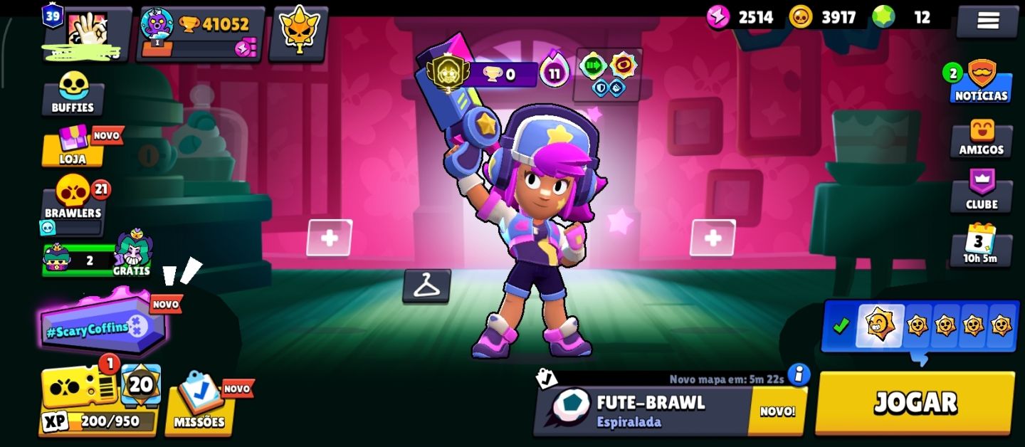 CONTA BRAWL STARS | ROSA TOP 2 BR | 7 PRESTÍGIOS 3 + 9 PRESTÍGIOS 2 | MESTRE