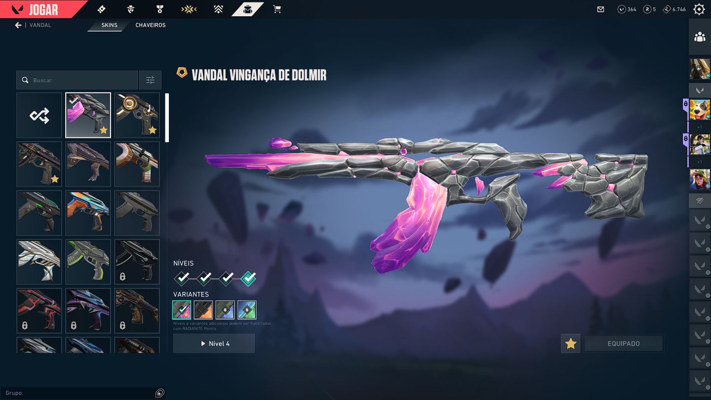 CONTA VALORANT TOP | CHAMPIONS 2026 | preludio do caos e dragão | +20 SKINS