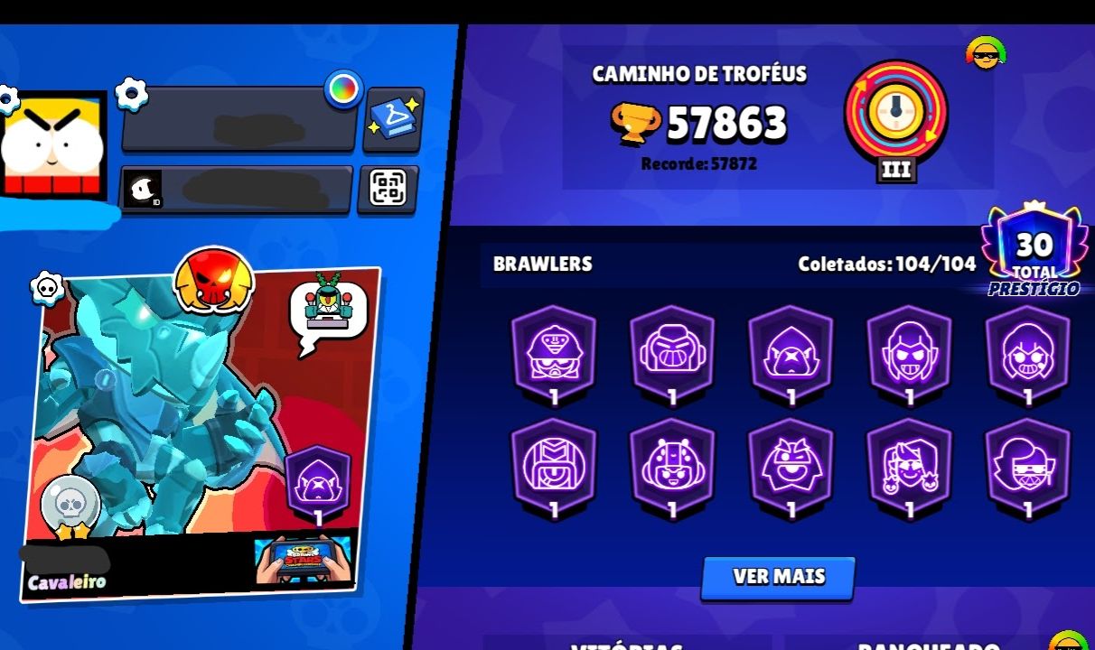 CONTA BRAWL STARS 106/106 COM 62K E MAIS DE 310 SKINS | NEGOCIO VALOR
