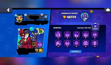 CONTA DE BRAWL STARS COM 48 MIL TROFÉUS