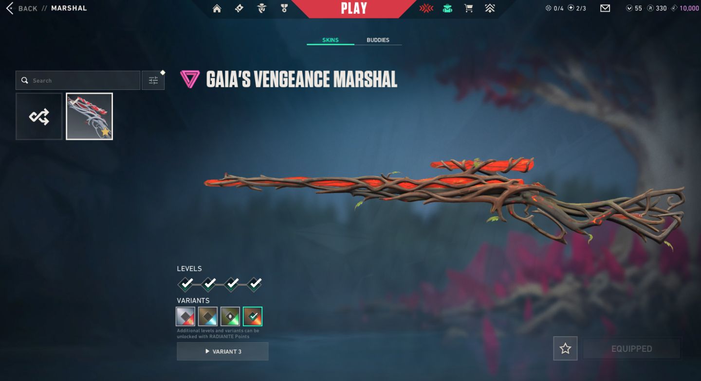 Conta valorant imortal com várias skins (54 skins)