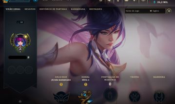 CONTINHA LEVEL 30 COM 35K EA AZUIS, MMR ALTO