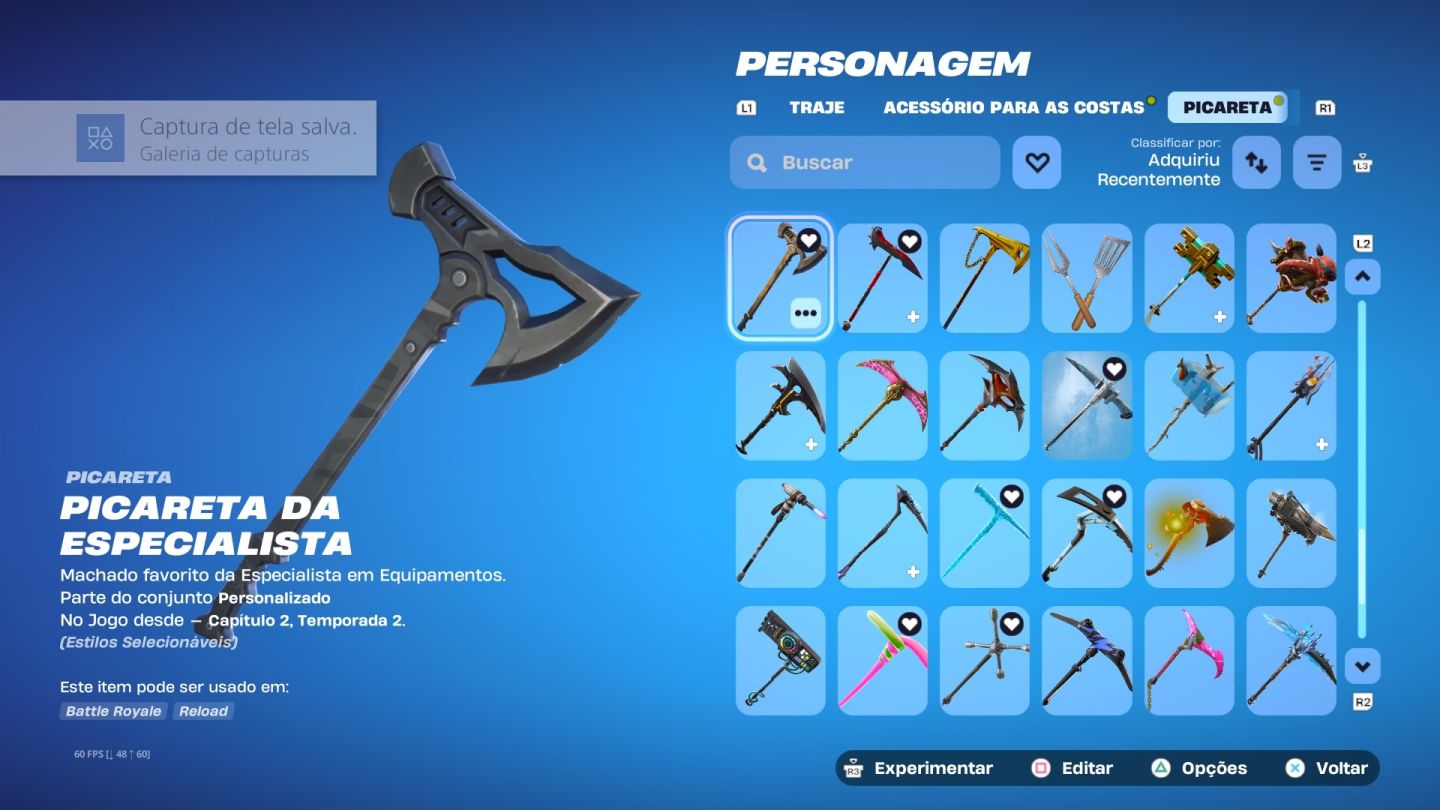 Conta Og com a Temporada 4,5,6,7,2 Full com Mais de 100 Skins
