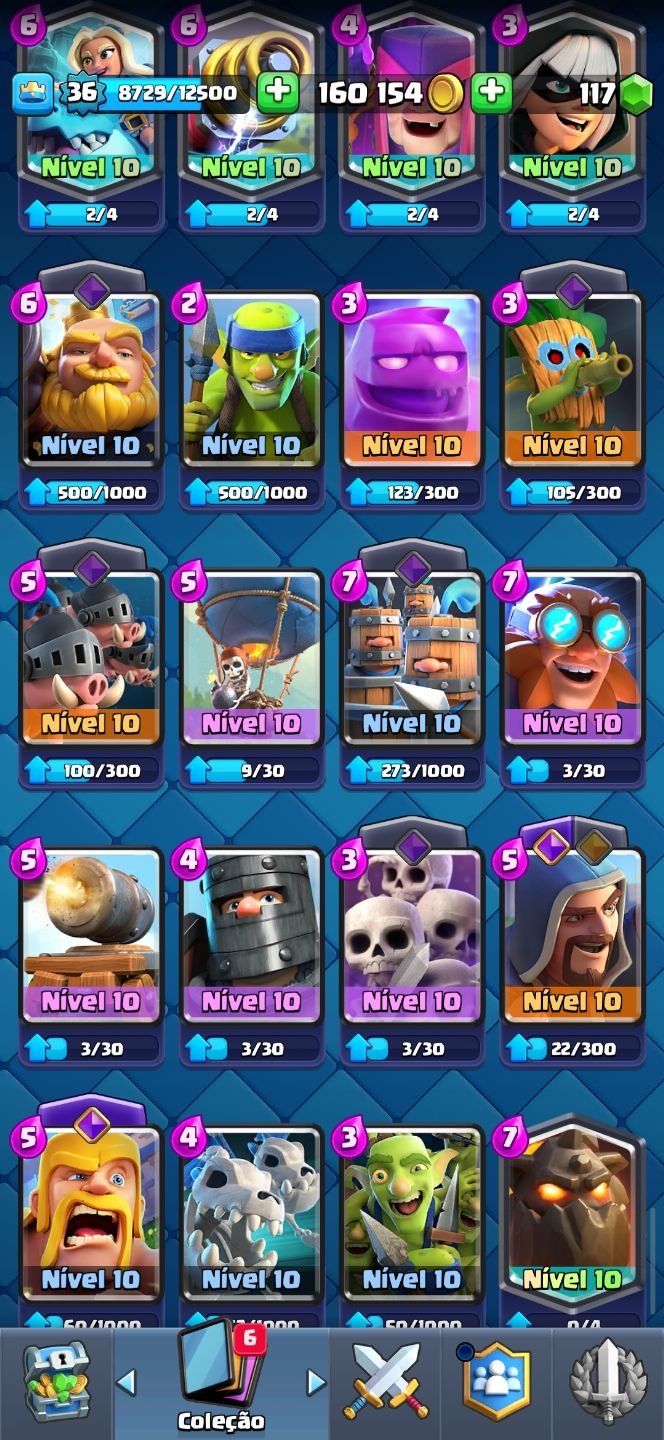 CONTA DE CLASH 7K DE TROFÉU ARENA 19