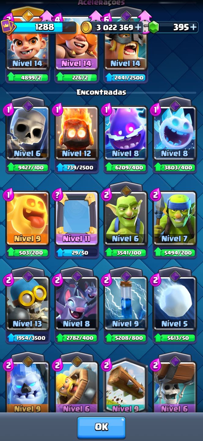 Clash royale com todas as cartas
