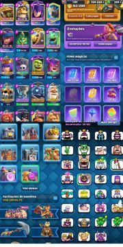 84.8k Brawl Stars 107/107 BRAWLERS 1025 GEMAS 215K GOLD || 10.6k Clash Royale