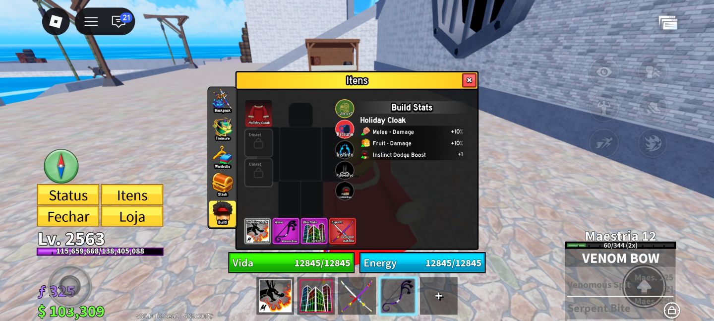 BLOX FRUITS LVL 2550+ | DARK BLADE + 3 PERMANENTES + 3 GAMEPASSES + CYBORG V3 |