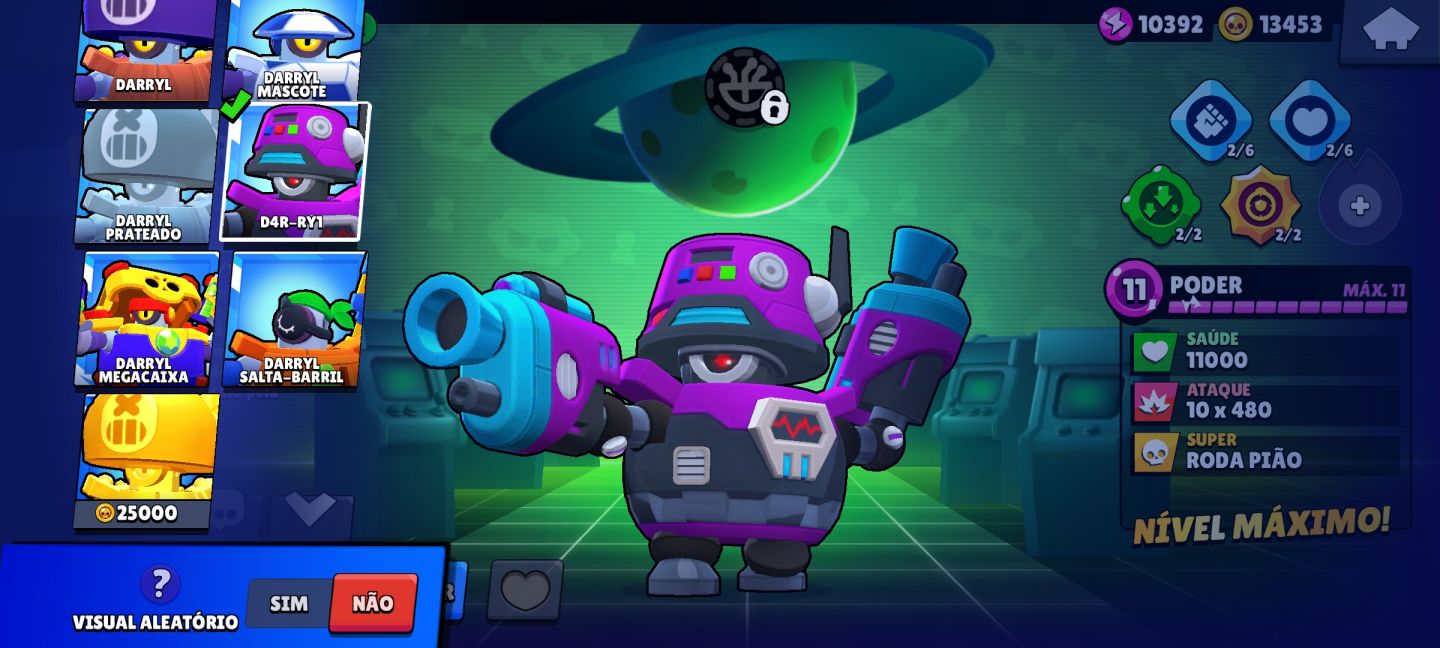 CONTA DE BRAWL STARS RARA 30K DE TROFEUS E VARIAS SKINS (LER DESCRIÇÃO)