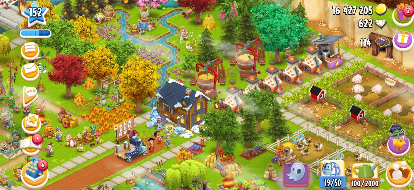 Conta Hay day LVL 152