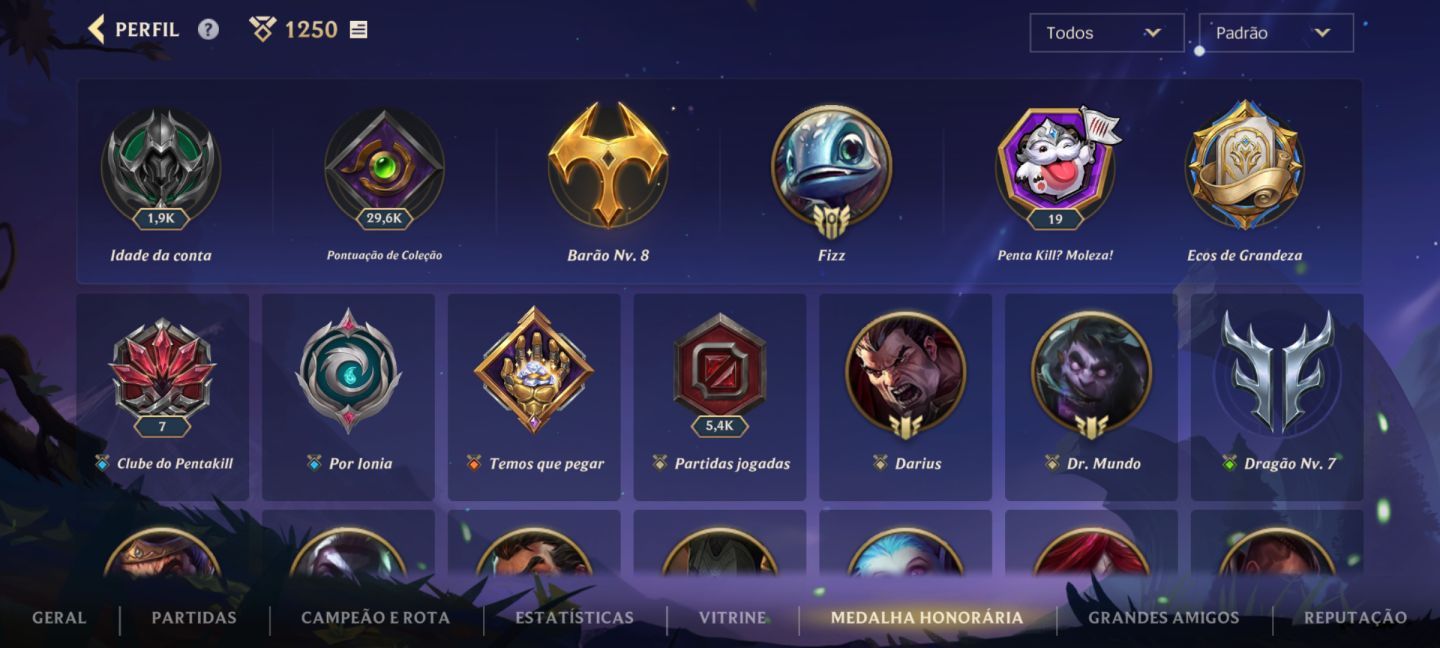 Conta Wild Rift Nivel 172 Todos os dados completos