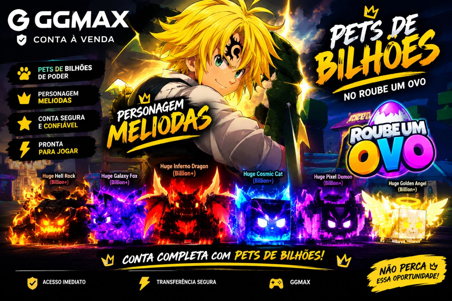 CONTA DE ROUBE UM OVO PETS DE BILHÕES
