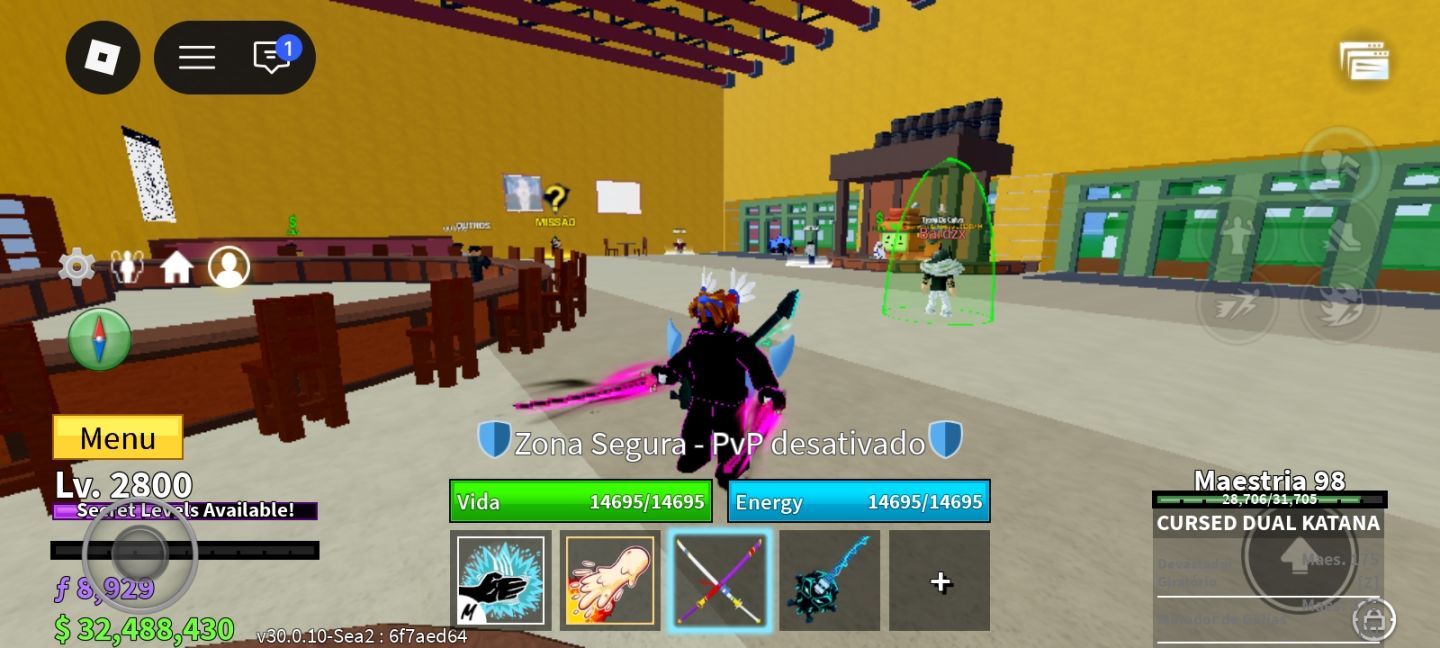 Conta blox fruit barata