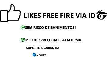 LIKES PARA FREE FIRE ( LIKES / LIKE FF ) PELO ID[ 1500 LIKES + BRINDE ]