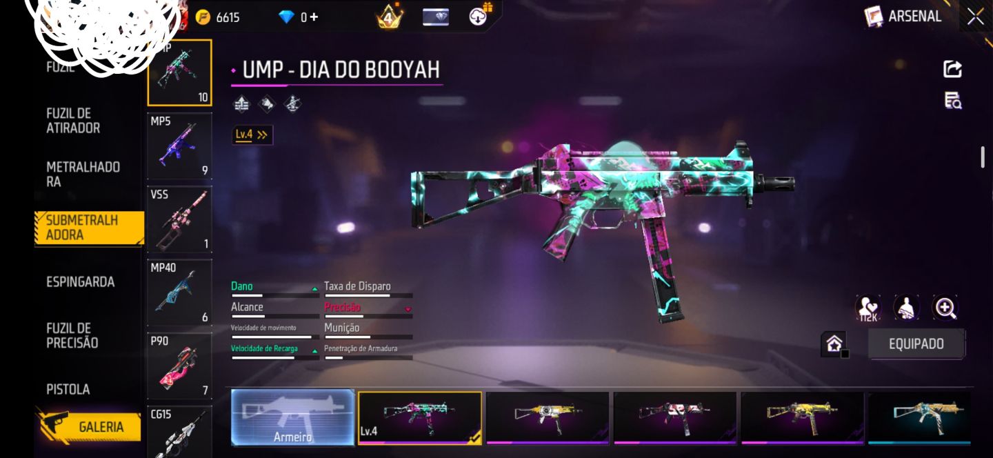CONTA DE FREE FIRE ANTIGA COM DINO