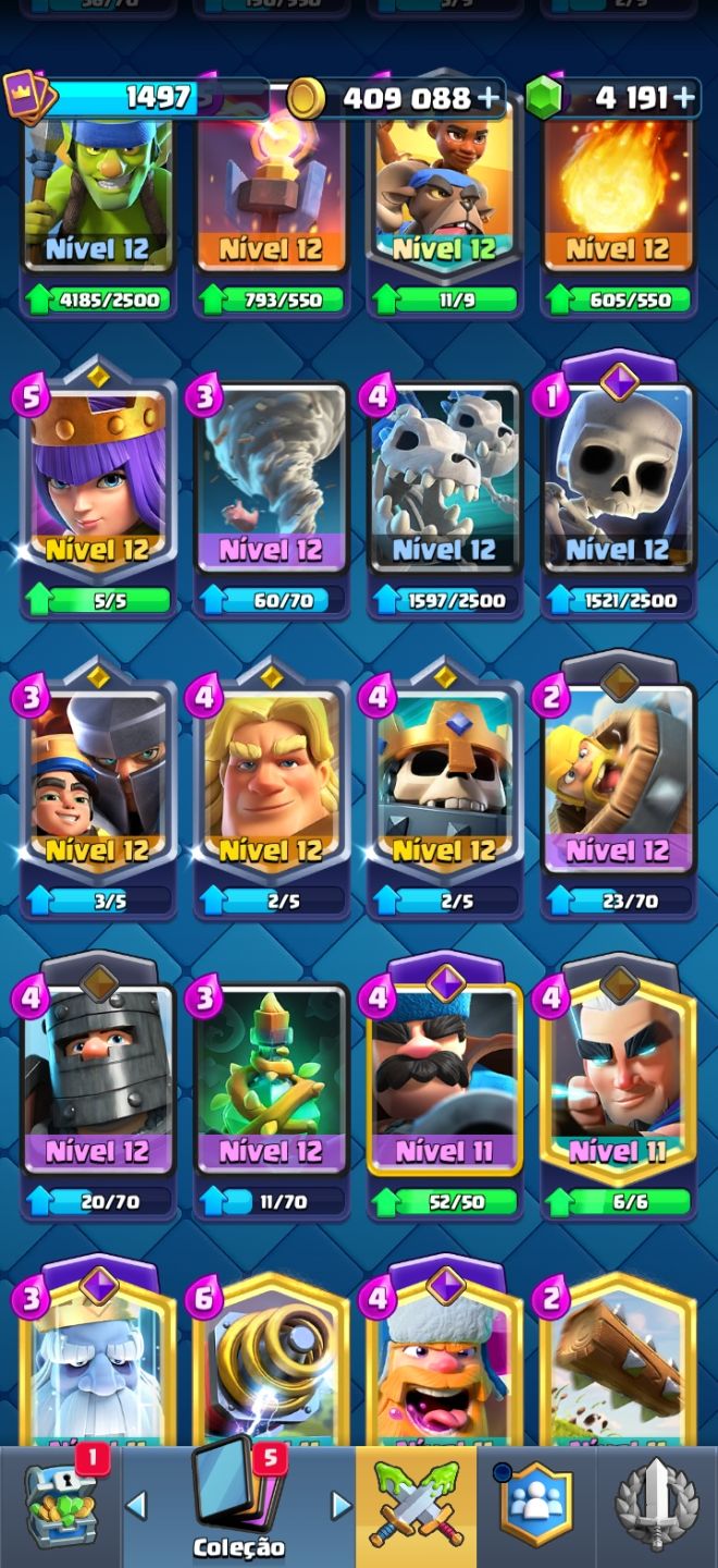 Conta Clash Royale 11000 troféus