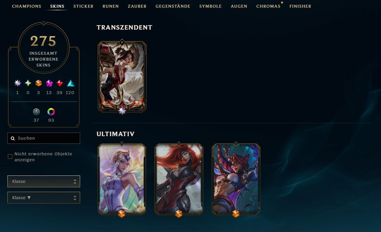 CONTA LOL FULL ACESSO CONTA RARA MAIN KATARINA TODAS AS SKINS DE KAT 275 SKINS!