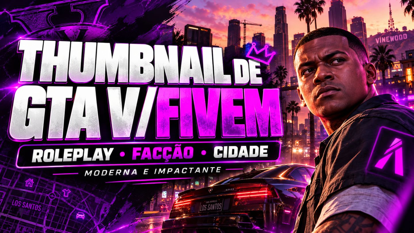 Designer Profissional | Thumbnails, Banners, Logos e Capas Personalizadas | YouT