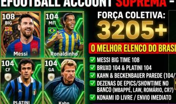 [iOS] EFOOTBALL 3203+ FORÇA COLETIVA |MESSI108|BRUXO104|KAHN 104|KONAMI ID LIVRE