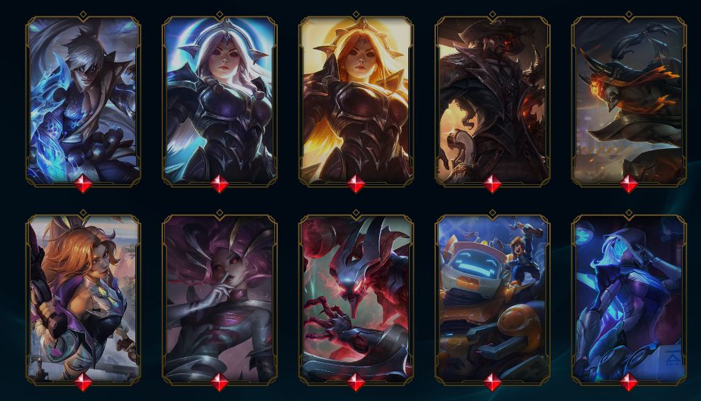 CONTA LEAGUE OF LEGENDS LEVEL 594 ESMERALDA IV 318 SKINS