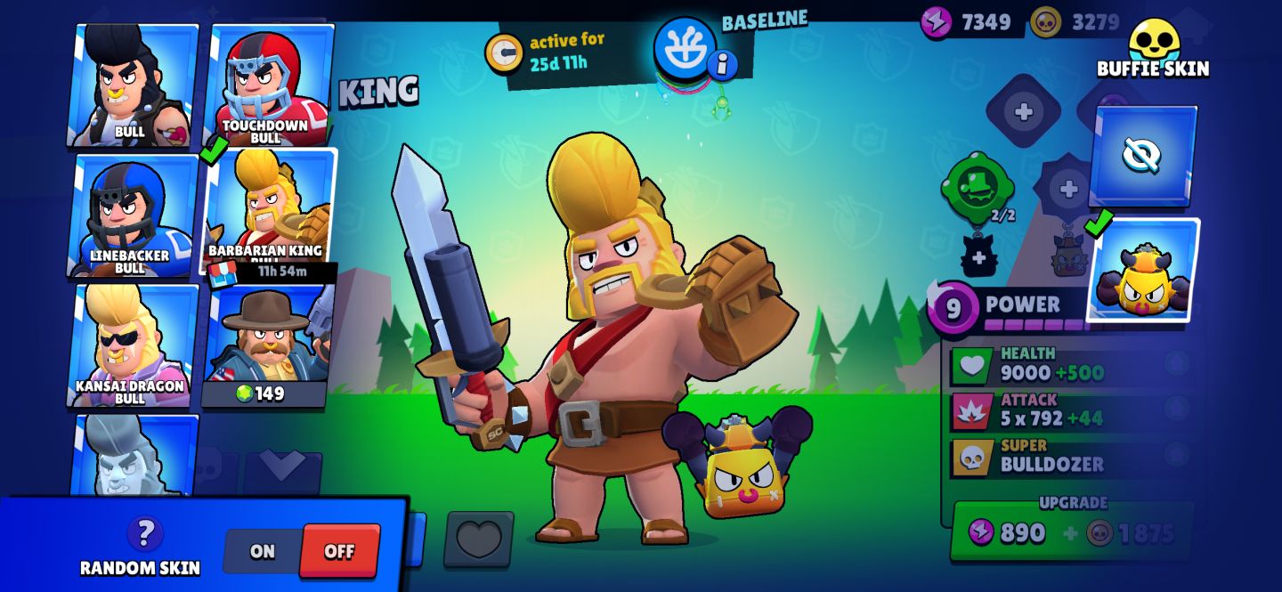 Conta valiosa no Brawl stars, desde 2021 com passes antigos