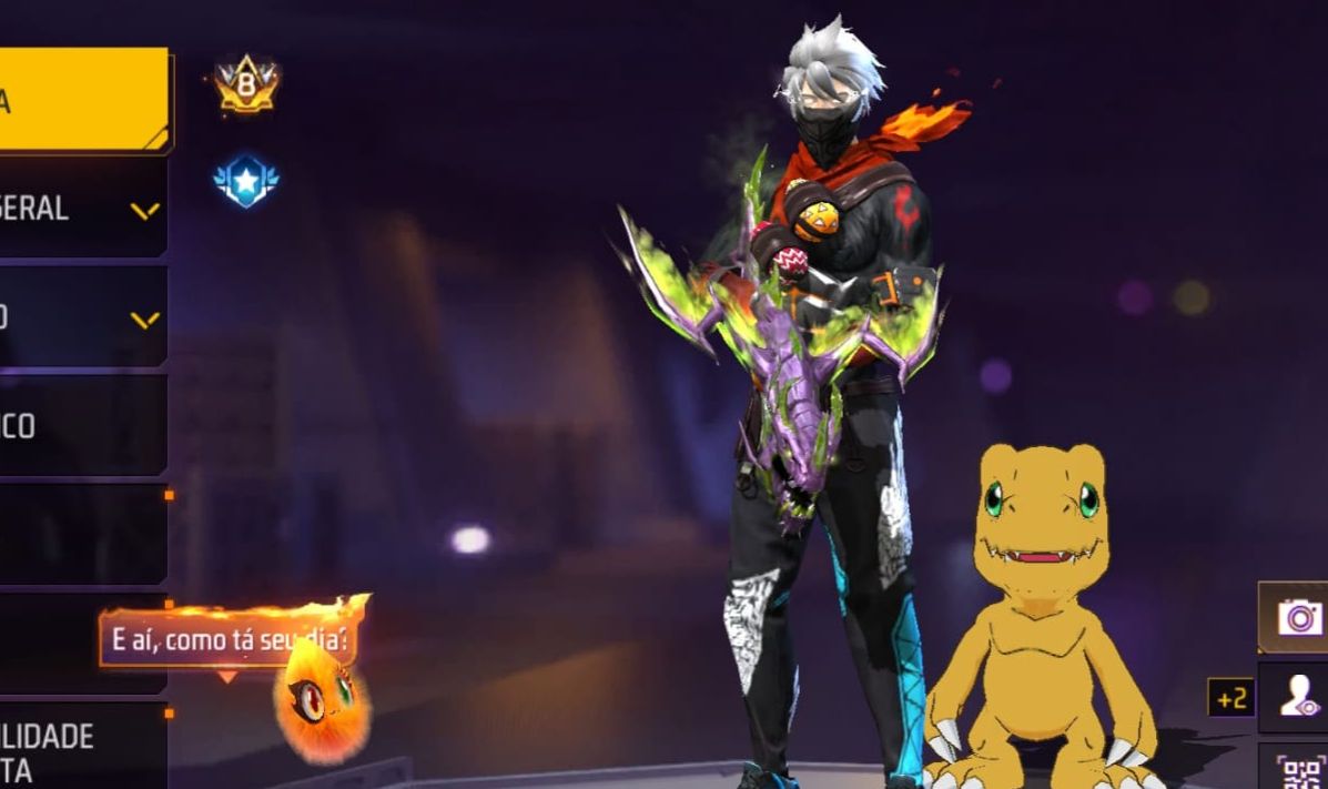 Conta de FF PRIME 8