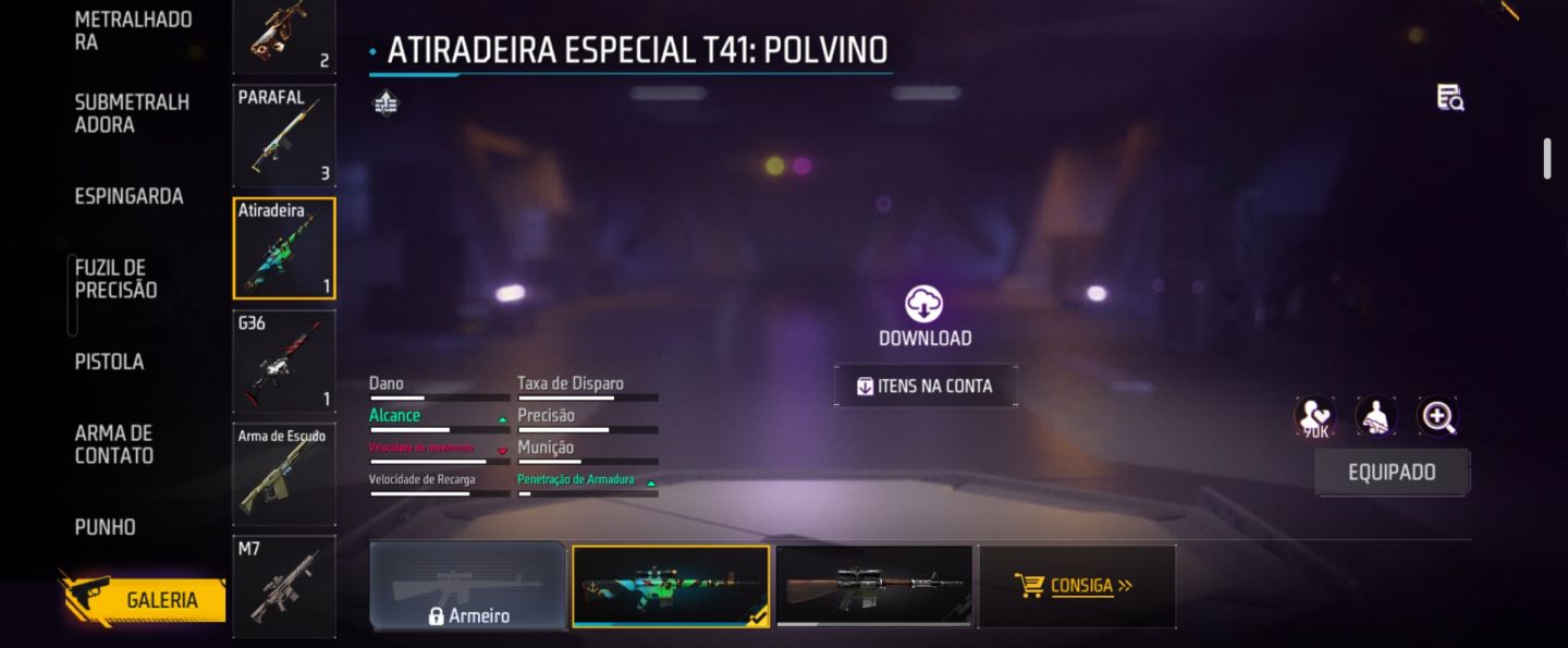 CONTA FREE FIRE COMPLETA À VENDA MUITOS ITENS RAROS