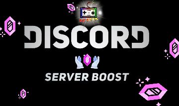 Impulso de servidor (boost server) discord (1 mes) ou (3 meses)