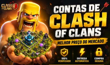 Contas de Clash of Clans Melhor preço do mercado