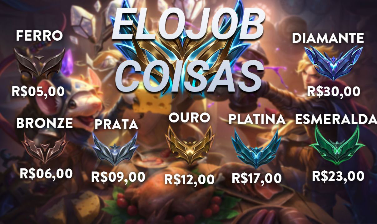(PROMO) ELO JOB/DUO BOOST COM O MELHOR PREÇO!!