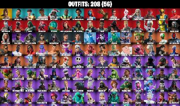 [208 SKINS] - CONTA FORTNITE FULL ACESSO