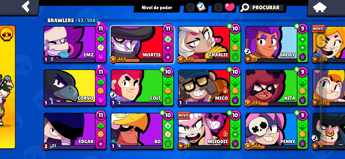 Conta com 500 gemas