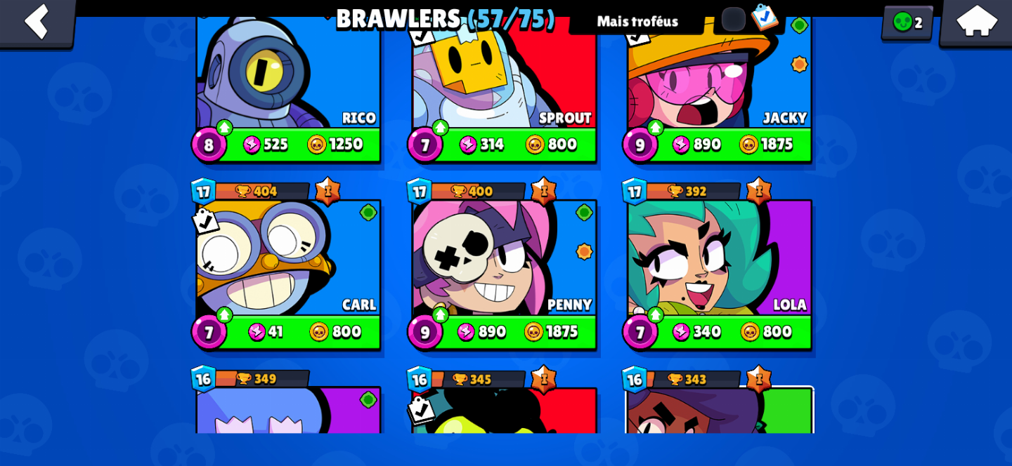 CONTA BRAWL STARS!!! COM 4 PASSE FAÇO DESCONTO SE CHORAR