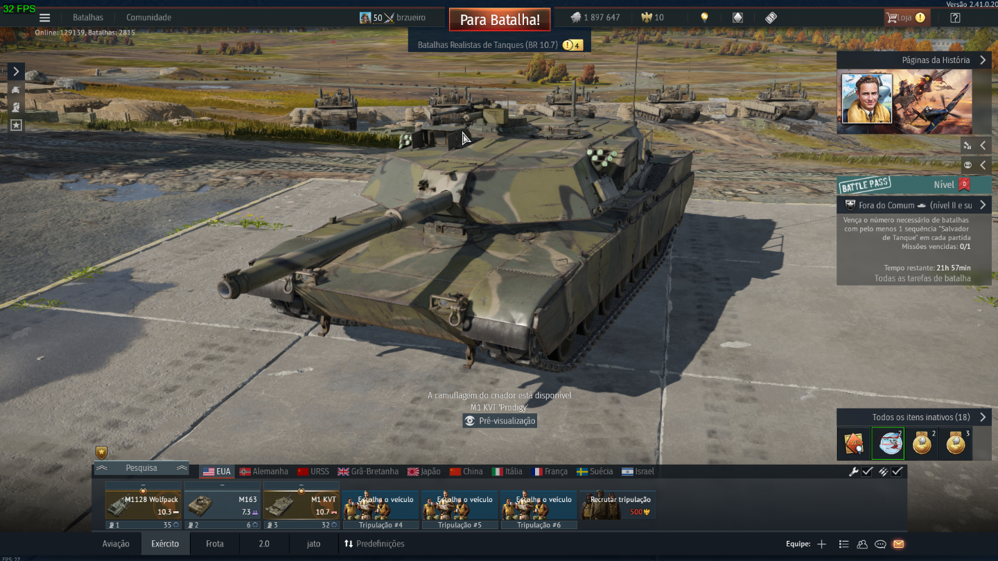 CONTA FULL ACESSO WAR THUNDER